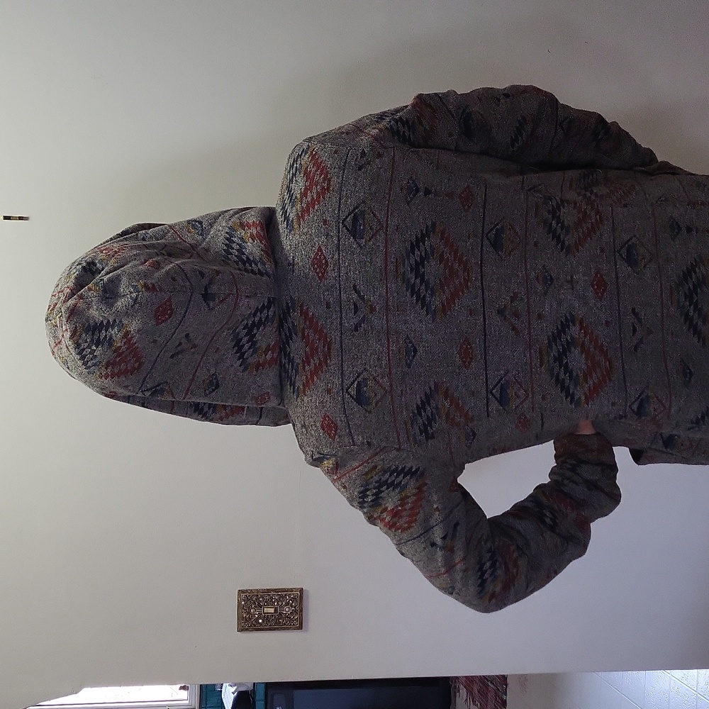 Obey brand cozy sweater, grey size L